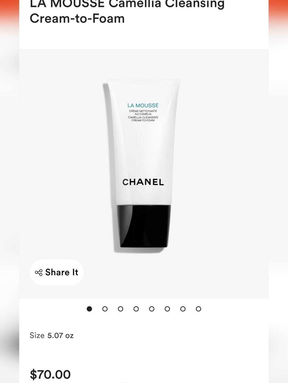 Chanel La Mousse Camellia Cleansing Cream (White & Black)